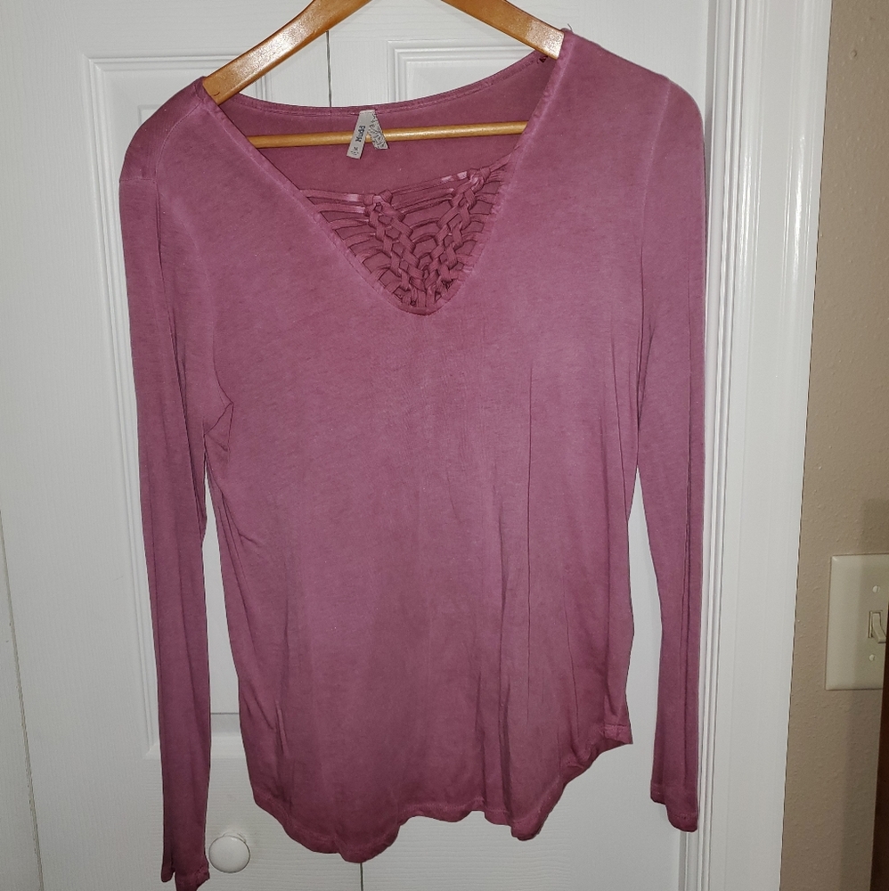 NWOT Dusty rose colored long sleeve